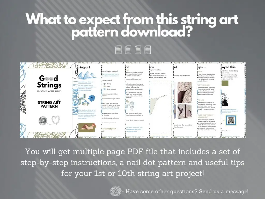 string art pattern pages as an example what goodstrings digital string art patterns include